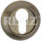 Картинка Накладка на цилиндр к ручкам RENZ ET (N) 08 MAB бронза античная матовая